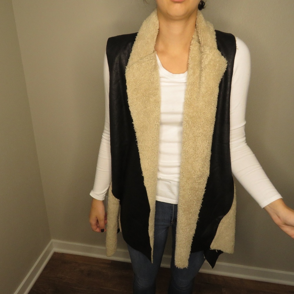 Black and Tan Vest
